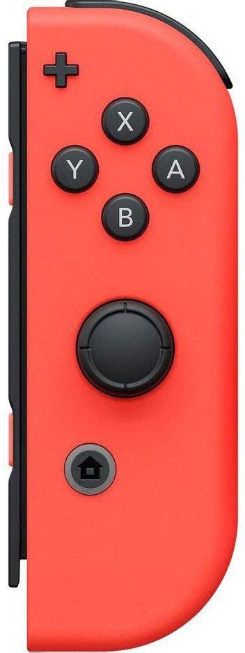 neon red joy con controller.